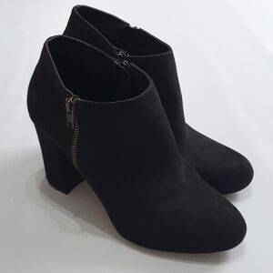 Madden Girl  Suede Party Block Heeled Booties